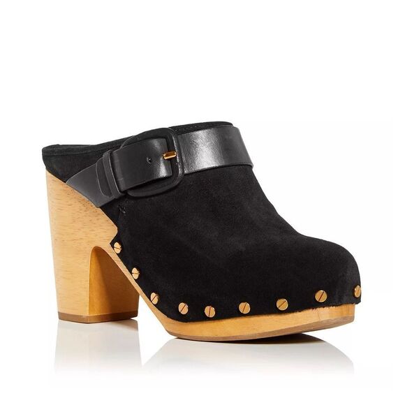 Veronica Beard Darcy Clog Black Suede Left Foot Amputee - Picture 1 of 4